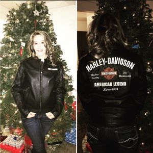 Woman’s Harley Davidson Leather Jacket
